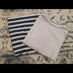 Copper pearl swaddle blankets